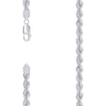 925 Silver Hollow Rope Chain 5.3mm-20"