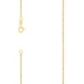 925 Silver Solid Rope Chain 0.5mm-8"