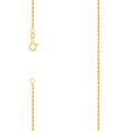 925 Silver Solid Rope Chain 1mm-8"