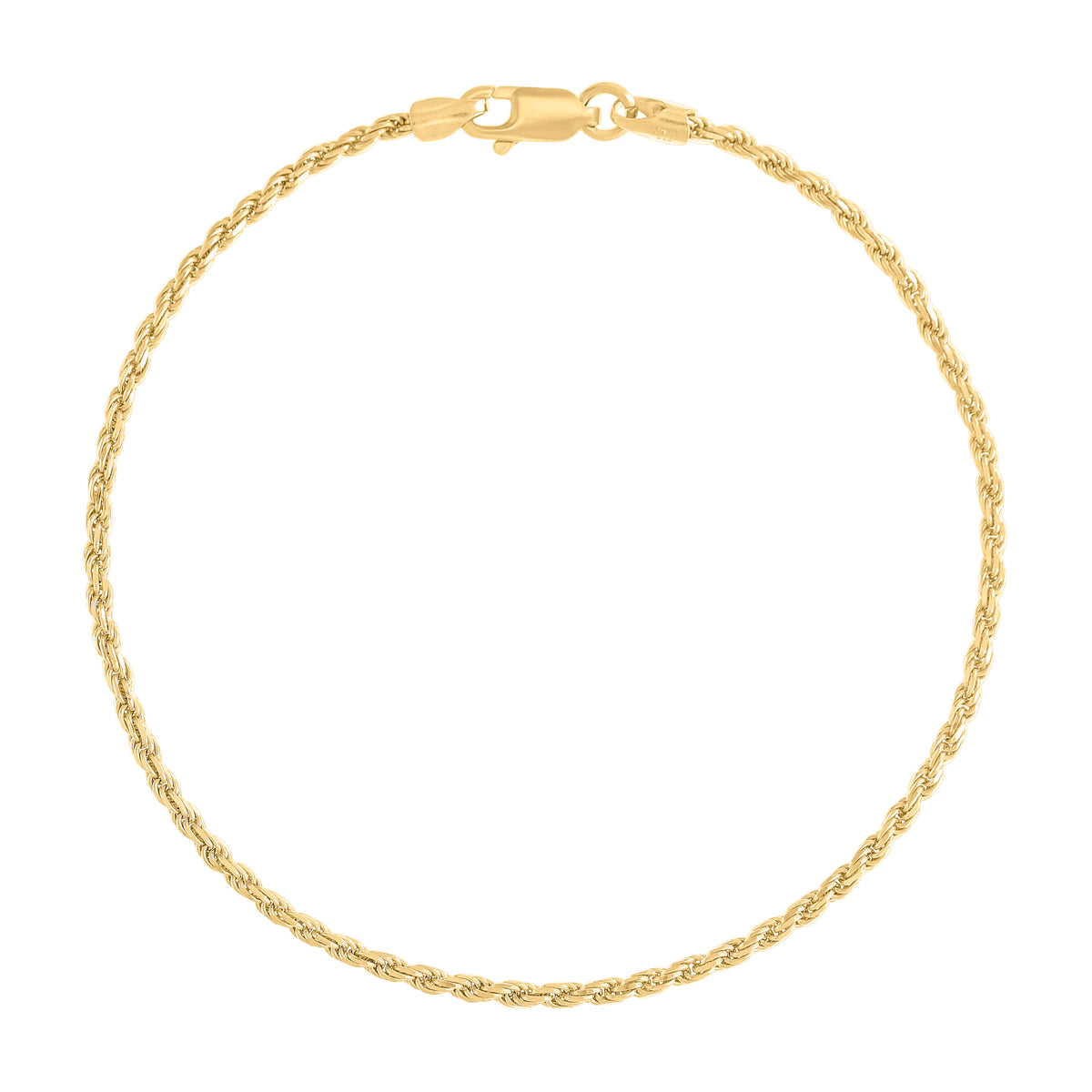 925 Silver Solid Rope Chain 1.5mm-14"