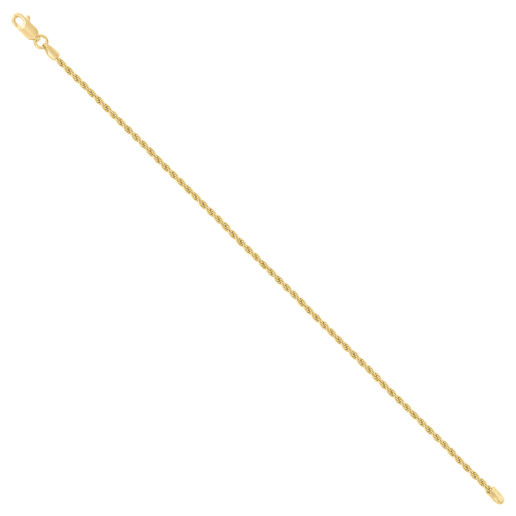 925 Silver Solid Rope Chain 1.5mm-16"