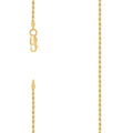 925 Silver Solid Rope Chain 1.5mm-14"