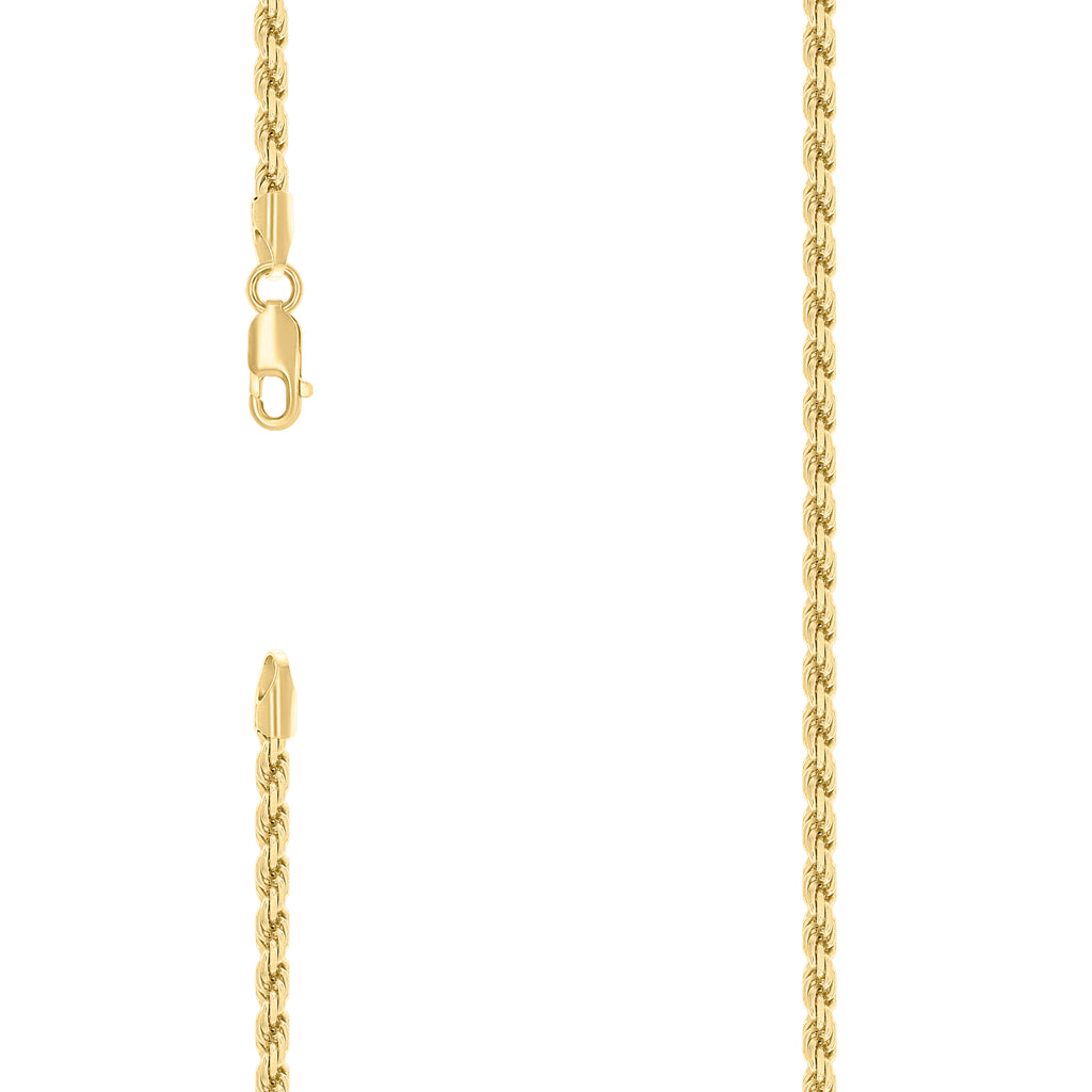 925 Silver Solid Rope Chain 3mm