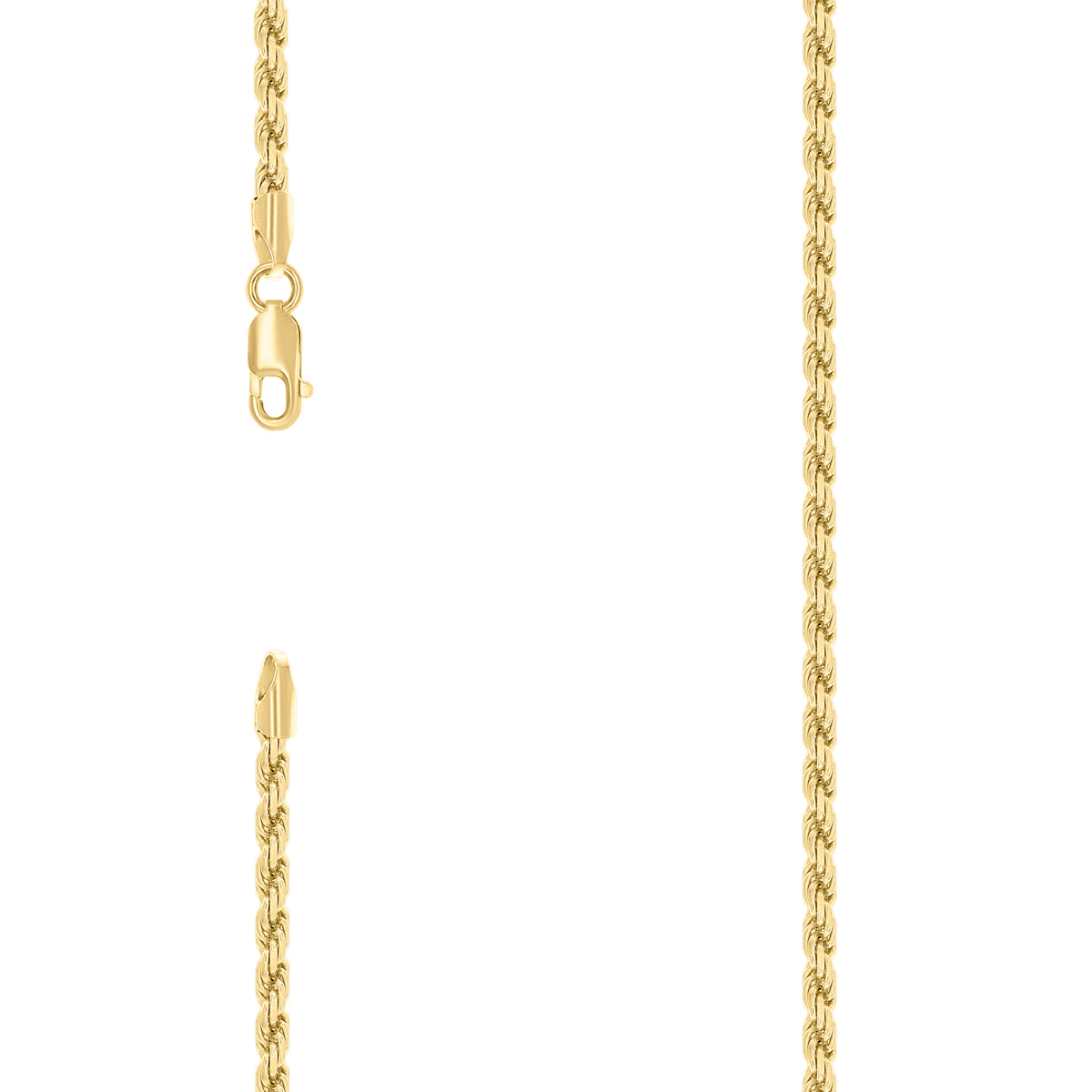 925 Silver Solid Rope Chain 3mm