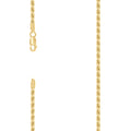 925 Silver Solid Rope Chain 3mm-18"