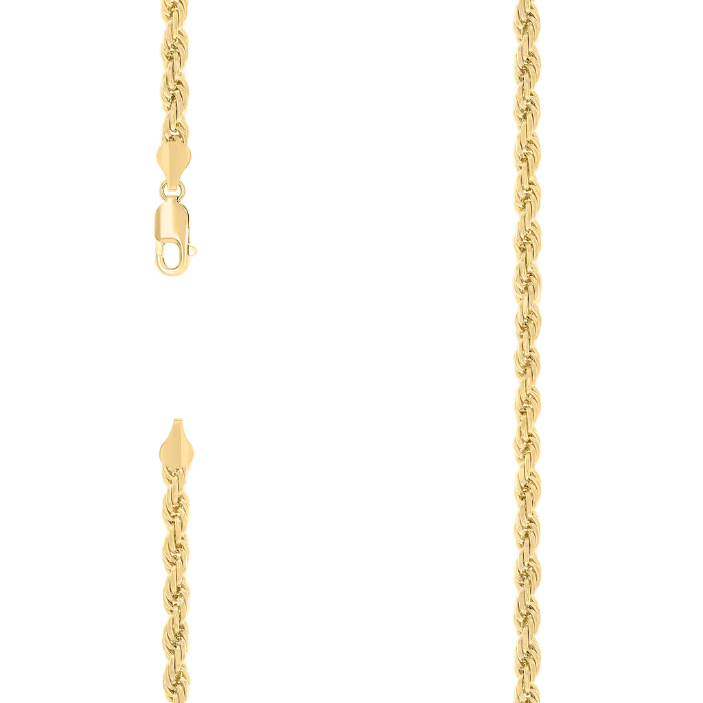925 Silver Solid Rope Chain 4.5mm