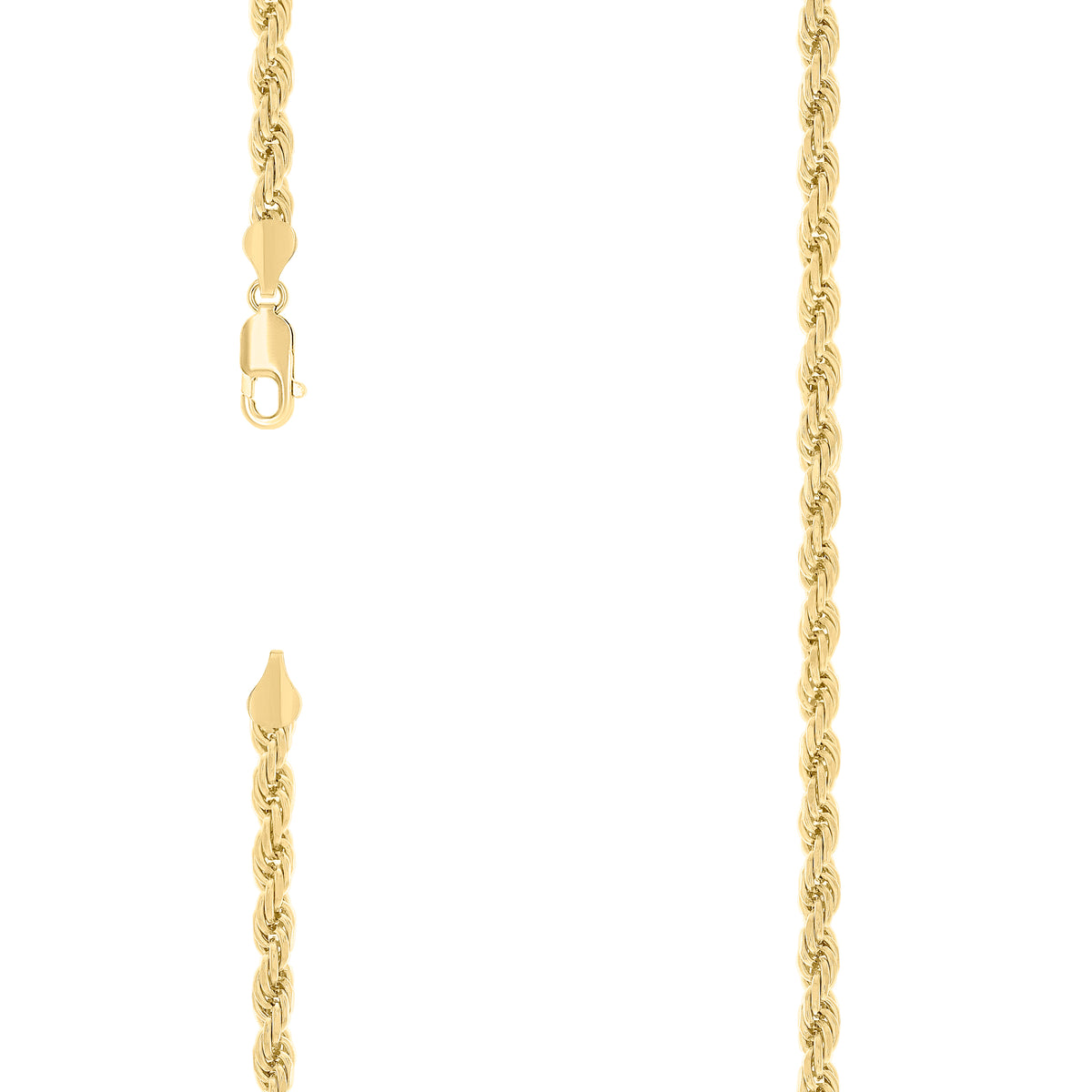 925 Silver Solid Rope Chain 4.5mm