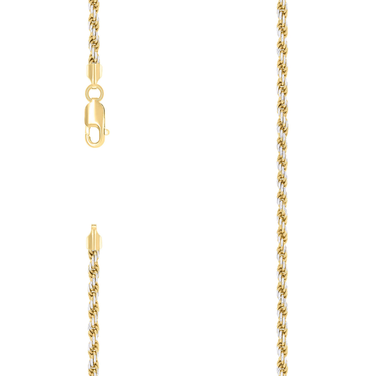 925 Silver Solid Rope Chain 2.5mm-18"