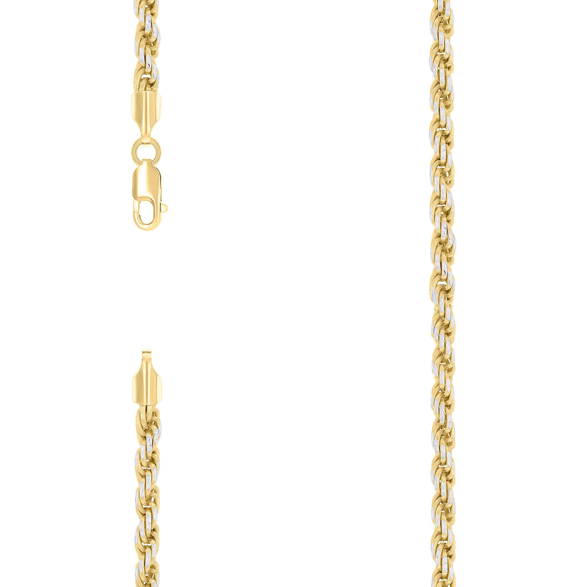 925 Silver Solid Rope Chain 4mm