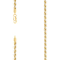925 Silver Solid Rope Chain 4mm-16"