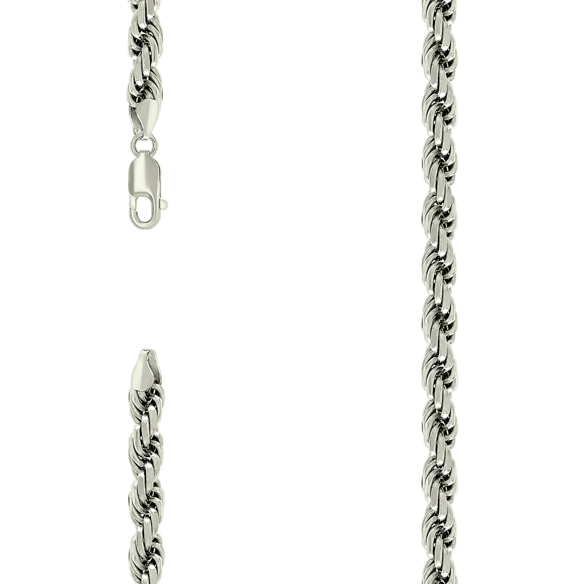 925 Silver Solid Rope Chain 7mm-18"