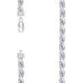 925 Silver Hollow Rope Chain 8.2mm-20"