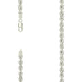 925 Silver Hollow Rope Chain 4.8mm-18"
