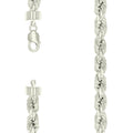 925 Silver Hollow Rope Chain 11mm-28"