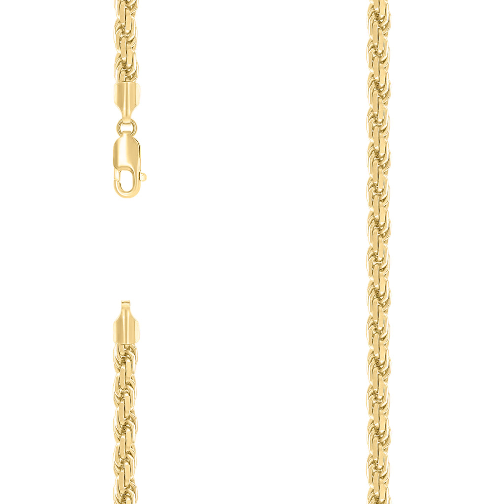 925 Silver Hollow Rope Chain 5.3mm-18"