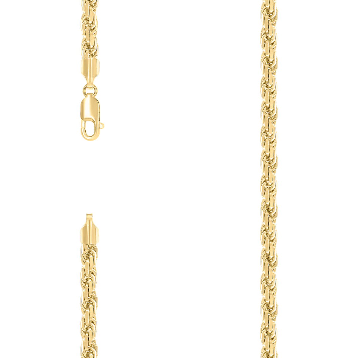 925 Silver Hollow Rope Chain 5.3mm-24"