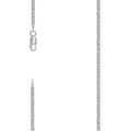 925 Silver Solid Super Flat Cuban Chain 2.3mm-8