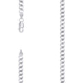 925 Silver Solid Super Flat Cuban Chain 4.7mm-20