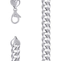 925 Silver Solid Super Flat Cuban Chain 16mm