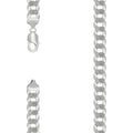 925 Silver Solid Super Flat Cuban Chain Silver 10.8mm-28