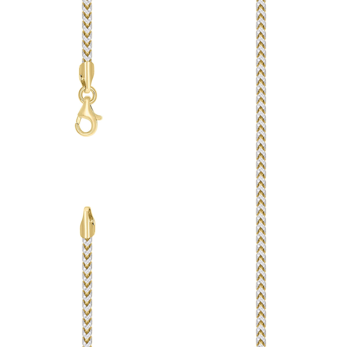 925 Silver Solid Franco Chain 2.5mm-20