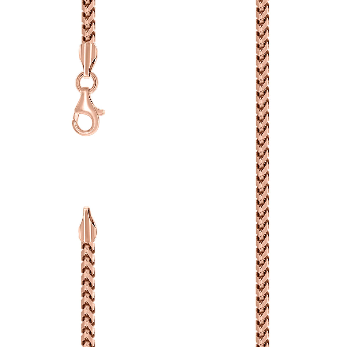 925 Silver Solid Franco Chain 2.5mm-22