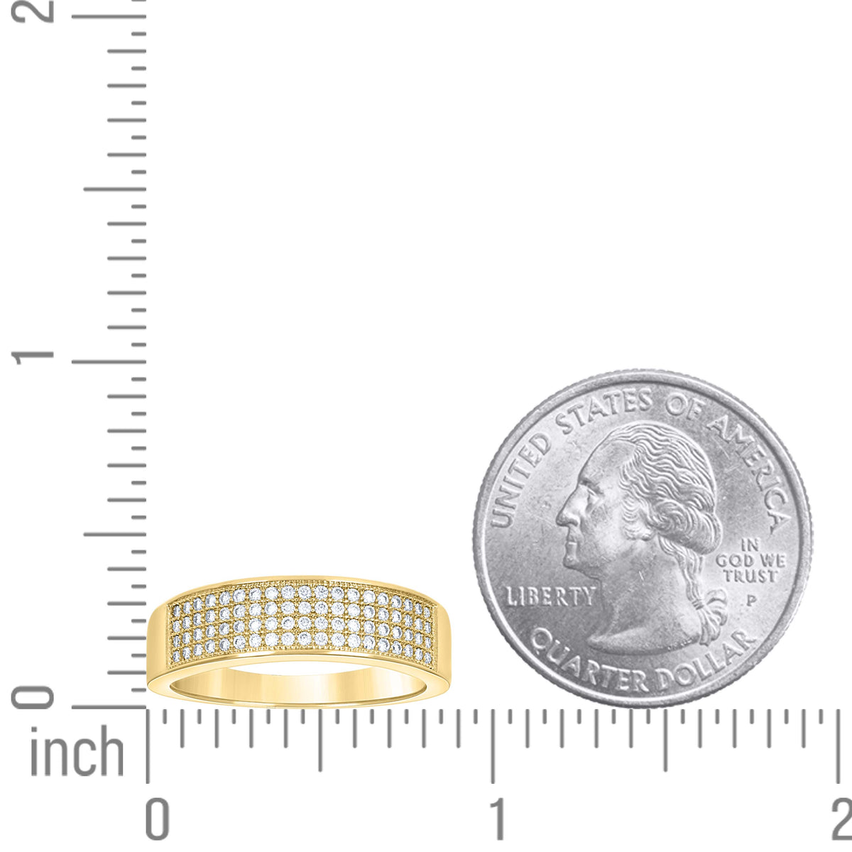 14K Gold Moissanite Ring S9