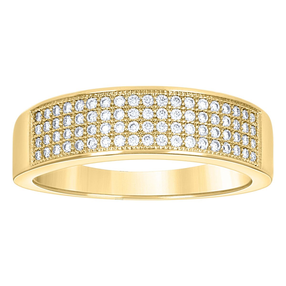 14K Gold Moissanite Ring S9