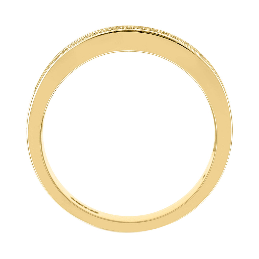 14K Gold Moissanite Ring S9