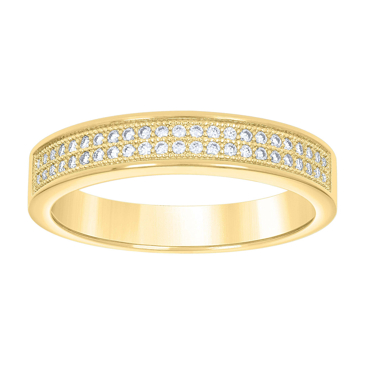 14K Gold Moissanite Ring S9
