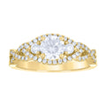 14K Gold Moissanite Ring S7