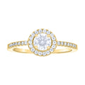 14K Gold Moissanite Ring S7