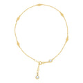 14K Gold Anklet 10" (9"+1")