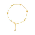 14K Gold Anklet 10" (9"+1")