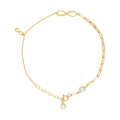 14K Gold Bracelet 8" (7"+1")