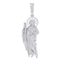 925 Sterling Silver Unisex St. Jude Saints Religious Charm Pendant