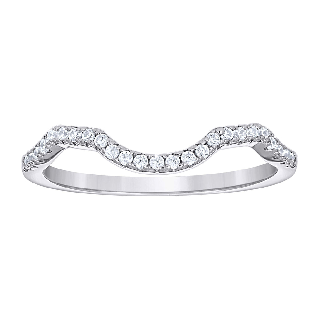 925 Sterling Silver Womens Oval Round Cubic-Zirconia Halo Duo Ring Set Size 10