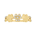 14K Gold Cubic Zirconia Ring S7