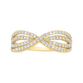 14K Gold Cubic Zirconia Ring S7
