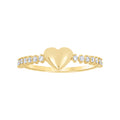 14K Gold Cubic Zirconia Ring S7