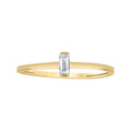 14K Gold Cubic Zirconia Ring S7