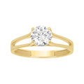 14K Gold Cubic Zirconia Ring S7