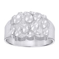 925 Sterling Silver Unisex Nugget Fashion Ring