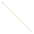 14K Gold Anklet 10" (9"+1")