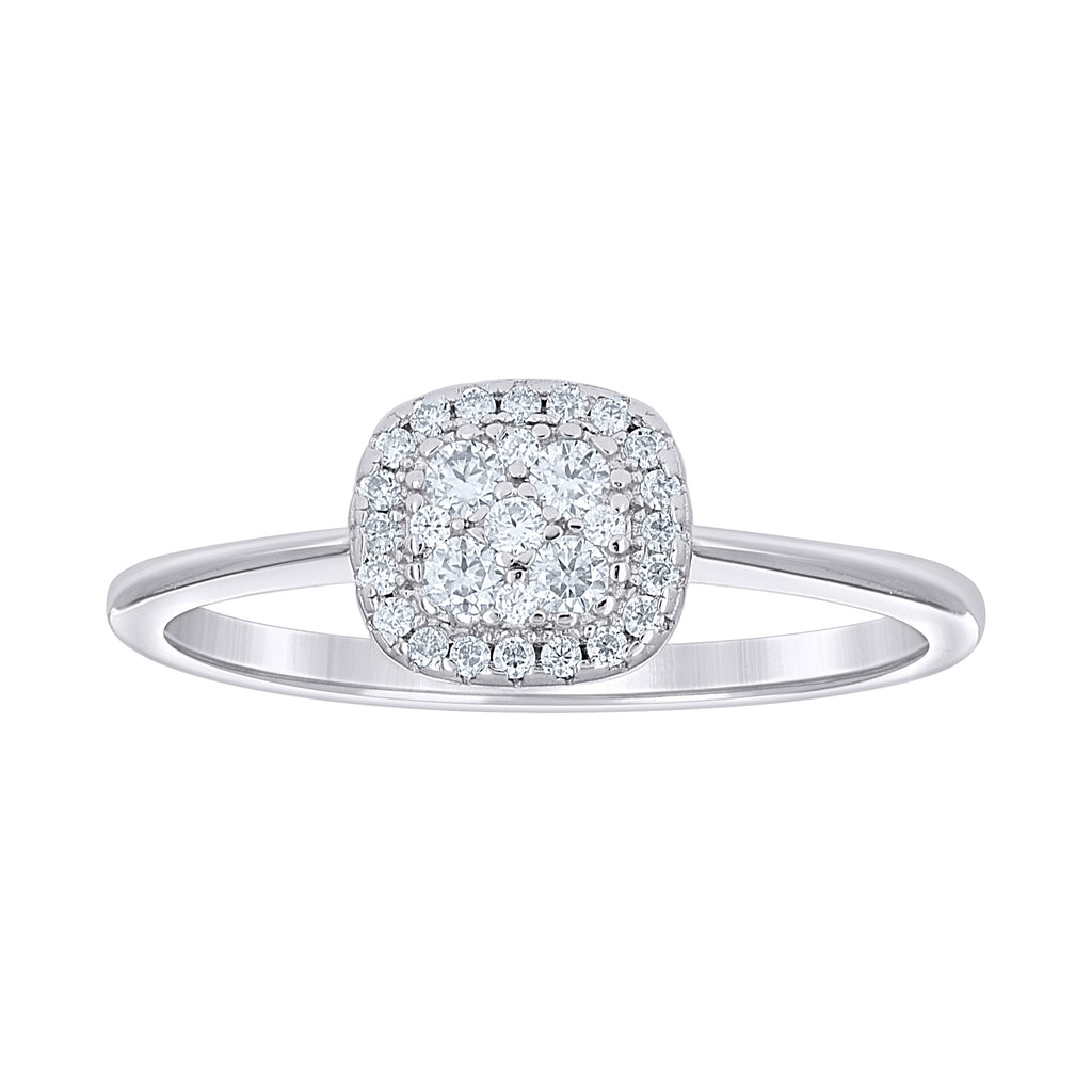 925 Sterling Silver Womens Round 0.28ct Moissanite Eternity Band Ring Size 9