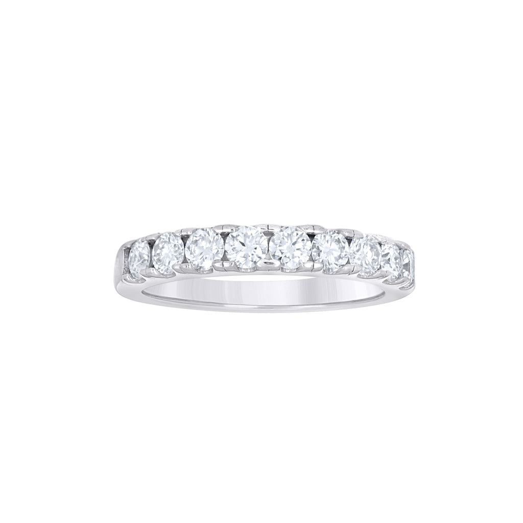 925 Sterling Silver Womens Round 1.36ct Moissanite Engagement Ring Size 7