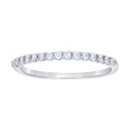 925 Sterling Silver Womens Round 0.28ct Moissanite Eternity Band Ring Size 8