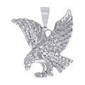 925 Sterling Silver Unisex Eagle Fashion Charm Pendant