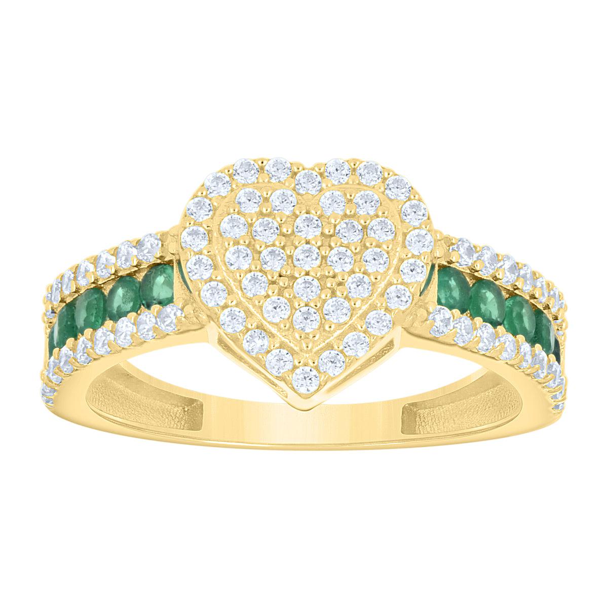 14K Gold Cubic Zirconia Ring