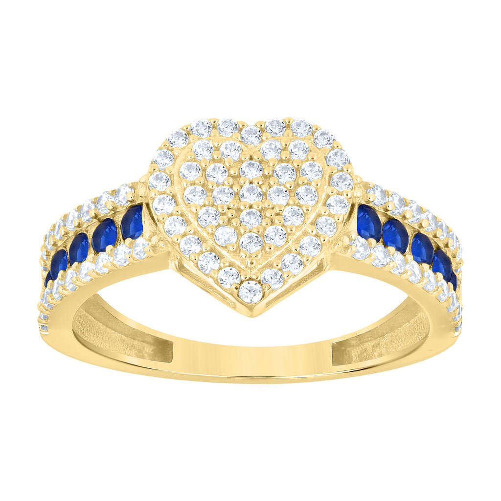 14K Gold Cubic Zirconia Ring